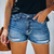 Frayed Denim Shorts for Women Summer Style na internet