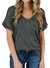 Ladies' Scoop Neck Pocket T-Shirt Roll - Roupas e Acessórios Femininos - Cura do Bem