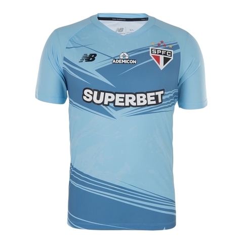 Camisa São Paulo Goleiro 25/26 - Torcedor New Balance Masculina - Azul