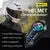 1 Par de intercomunicador kebidumei Y12 PRO para capacete com mais de 300m de alcance + autofalante e microfone - comprar online
