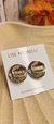 Brinco Botton Prata com Dourado - comprar online