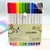 Brush Pen e Fine Liner 12 Cores - Kit 2 em 1