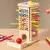 Torre Matemágica3 em 1 – Brinquedo Educativo de Madeira