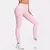 Nclagen sem costura leggings esportivas mulher baixa calças de yoga controle de na internet