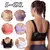 Sutiã esportivo feminino de malha sem costura, fitness, academia, corrida, roup