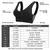 Sutiã esportivo feminino de malha sem costura, fitness, academia, corrida, roup - comprar online