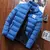 Chaqueta acolchada de algodón para hombre, Parkas gruesas y cálidas con cuello