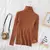 Otoño Invierno Hermoso suéter cuello alto mujer - tienda en línea