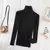 Otoño Invierno Hermoso suéter cuello alto mujer - tienda en línea
