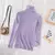 Otoño Invierno Hermoso suéter cuello alto mujer - Gian Store Global Express