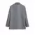 Outono feminino duplo breasted escritório wear blazer casaco manga longa bolsos - Bela Essência