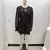 Marrom babados mini vestido feminino com decote em v manga longa lanterna plissa - Bela Essência