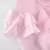Solto doce rosa camisa feminina 2025 verão moda com decote em v camisas de mang - Bela Essência
