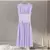 Imagem do Vestido Chiffon A-Line Elegante - Sofisticação Fluída com Mangas Vôo