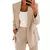 Blazer Feminino Gola Aberta - Elegância Romântica Para Seus Encontros Especiais na internet