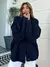 Imagem do Cardigã Oversized Gola Alta - O Abraço Mais Elegante do Seu Guarda-Roupa