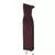 Plissado ombro inclinado maxi vestido feminino elegante sem mangas cintura alta - Bela Essência