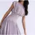 Vestido Chiffon A-Line Elegante - Sofisticação Fluída com Mangas Vôo - loja online