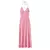 2025 verão mancha halter vestido longo feminino chique com decote em v sem cost - loja online
