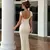 Oco para fora fecho de ouro sexy maxi vestido para mulheres vestido sólido sem - loja online