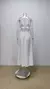 Vestido Longo com Suspensórios - Elegância Moderna para Verão 2025
