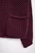 Imagem do 2025 outono casual cardigan camisola casaco feminino 2 bolsos vinho vermelho bot