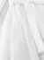 Imagem do Elegante vestido branco bordado feminino chique lapela manga longa cintura alta