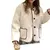 Jaqueta Feminina de Pele de Cordeiro - Estilo Coreano Oversized - Bela Essência