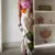 Vestido Longo Estampado com Gola Assimétrica - Elegância Moderna Feminina
