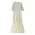 Vestidos de retalhos de malha feminina 2025 moda em torno do pescoço plissado f - comprar online