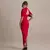 Verão sem costas ruched sexy maxi vestido feminino novo gola alta magro cintura - comprar online