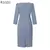 Vestido ZANZEA Bodycon - Sedução Sofisticada e Poder Feminino - loja online