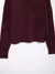 Imagem do Camisola Feminina Vinho Tinto - Gola Alta Manga Longa de Malha - Outono/Inverno