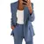 Blazer Feminino Gola Aberta - Elegância Romântica Para Seus Encontros Especiais - comprar online