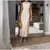 Bolsos falsos de peito único feminino, vestido longo de malha, moda gola O, ves - loja online