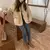 Jaqueta Feminina de Pele de Cordeiro - Estilo Coreano Oversized