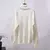 Moda feminina camisola de gola alta outono inverno nova malha pulôver oversized - Bela Essência