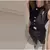 Elegante nosso único breasted bolsos falsos midi vestido com cinto chique o pes - comprar online