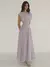 Vestido Chiffon A-Line Elegante - Sofisticação Fluída com Mangas Vôo - loja online