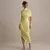 Verão sem costas ruched sexy maxi vestido feminino novo gola alta magro cintura - comprar online