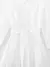 Elegante vestido branco bordado feminino chique lapela manga longa cintura alta - loja online