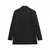 Imagem do Outono feminino duplo breasted escritório wear blazer casaco manga longa bolsos