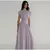Vestido Chiffon A-Line Elegante - Sofisticação Fluída com Mangas Vôo na internet