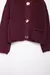 2025 outono casual cardigan camisola casaco feminino 2 bolsos vinho vermelho bot - loja online