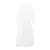 Elegante vestido branco bordado feminino chique lapela manga longa cintura alta - comprar online