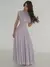 Vestido Chiffon A-Line Elegante - Sofisticação Fluída com Mangas Vôo - comprar online