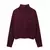 Camisola Feminina Vinho Tinto - Gola Alta Manga Longa de Malha - Outono/Inverno na internet