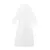 Elegante vestido branco bordado feminino chique lapela manga longa cintura alta - loja online