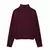 Camisola Feminina Vinho Tinto - Gola Alta Manga Longa de Malha - Outono/Inverno - Bela Essência