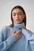 Imagem do Moda feminina camisola de gola alta outono inverno nova malha pulôver oversized